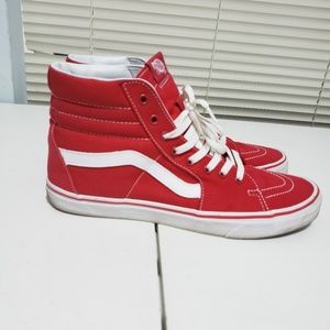 Vans SK8 Hi Red/White